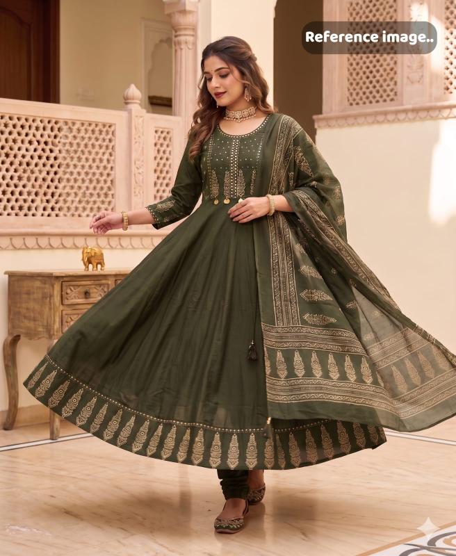 Krunique anarkali umbrella kurtis wholesale